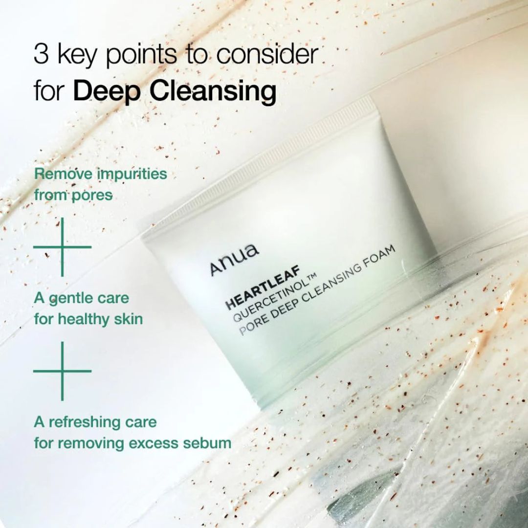 ANUA Heartleaf Quercetinol Deep Cleansing Foam (150ml)